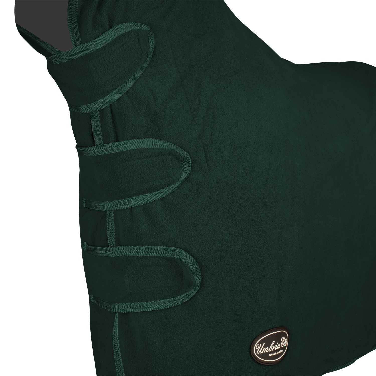 Manta polar antipilling con cuello modelo Yukon+ Umbria Equitazione - Verde