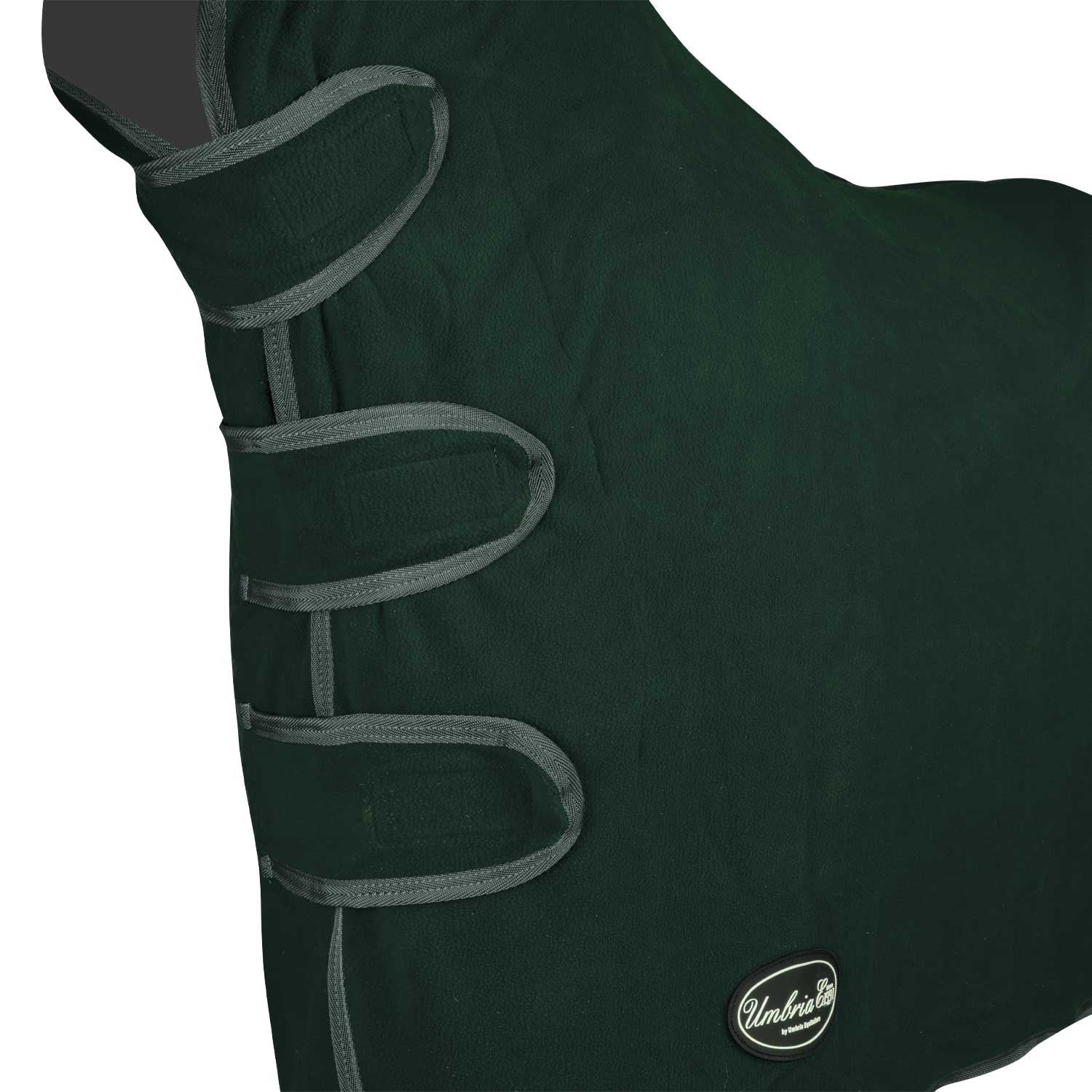 Manta polar antipilling con cuello modelo Yukon+ Umbria Equitazione - Verde