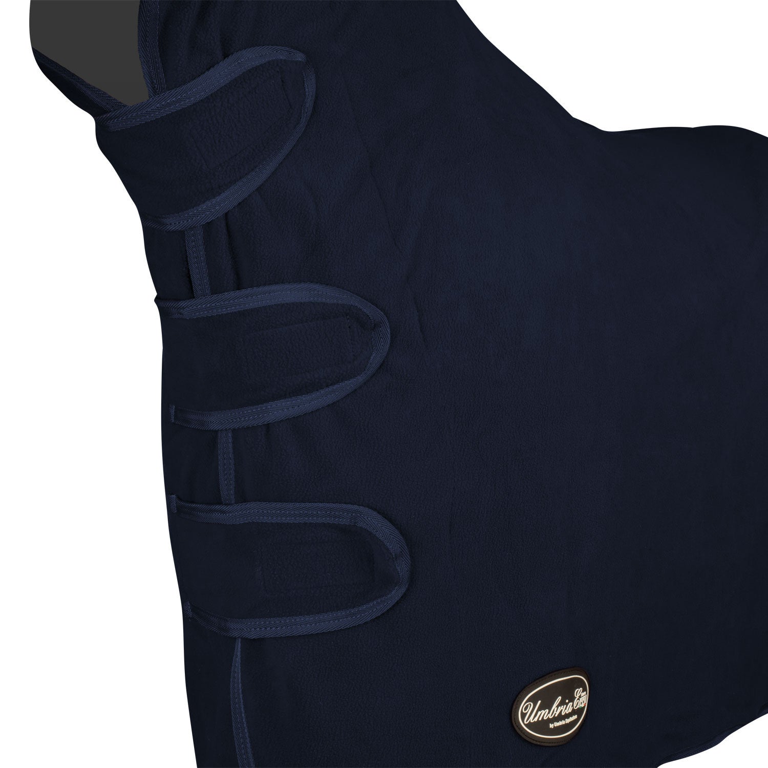 Manta polar antipilling con cuello modelo Yukon+ Umbria Equitazione - Azul marino