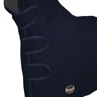 Manta polar antipilling con cuello modelo Yukon+ Umbria Equitazione - Azul marino