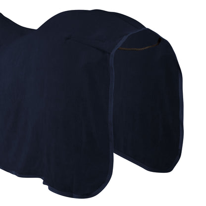 Manta polar antipilling con cuello modelo Yukon+ Umbria Equitazione - Azul marino
