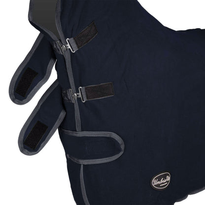 Manta polar antipilling con cuello modelo Yukon+ Umbria Equitazione - Azul marino