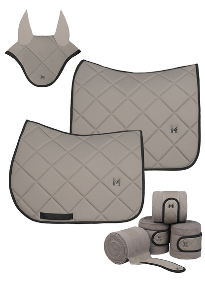 Producto ecuestre Maximilian Equestrian Crew Ear Bonnet (Taupe) detalle 3