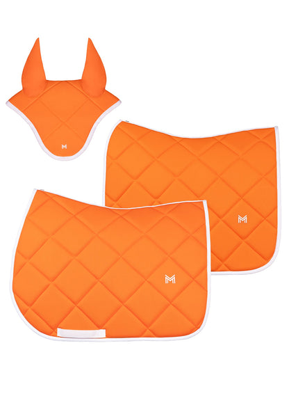 Producto ecuestre Maximilian Equestrian Crew Ear Bonnet (Tangerine) detalle 3