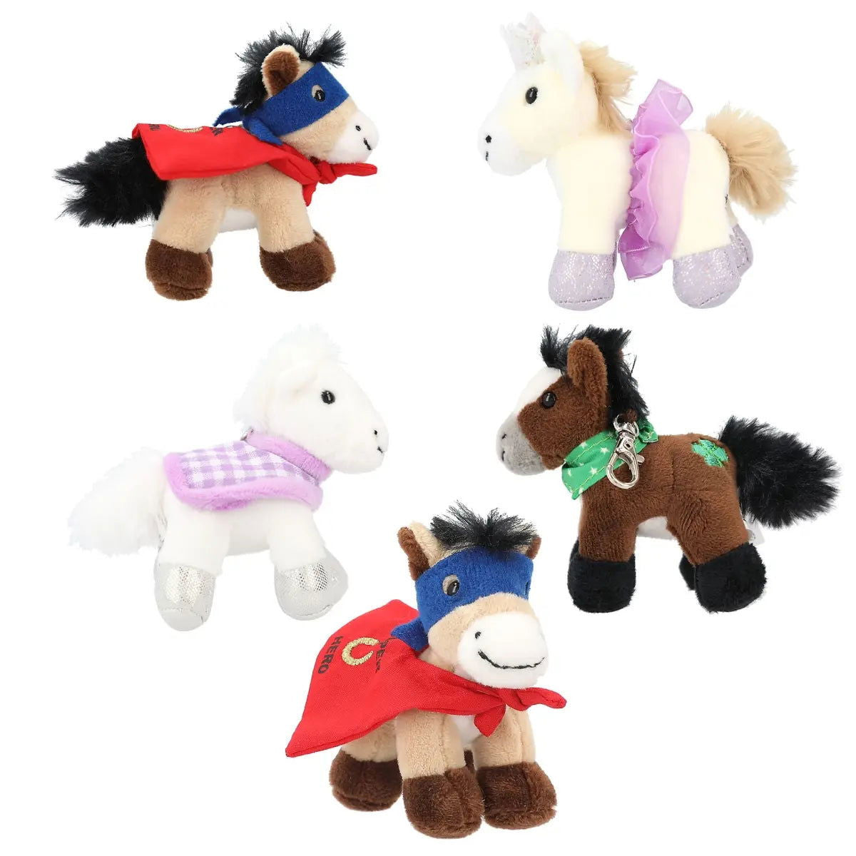 Caballito de peluche con mosquetón Miss Melody-Rincón del Valle
