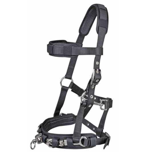 Cabezada Serreta de Nylon HKM-Rincón del Valle