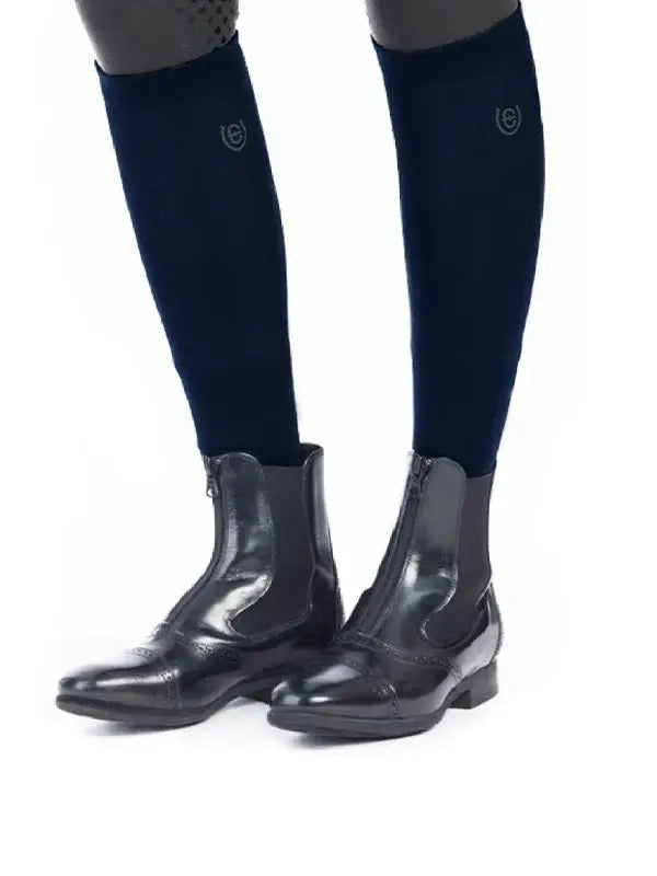 Calcetines de Montar Bamboo Blend Navy Equestrian Stockholm-Rincón del Valle