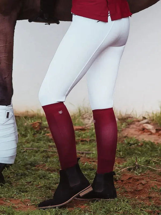 Calcetines de Montar Bordeaux Equestrian Stockholm para equitación - vista 2