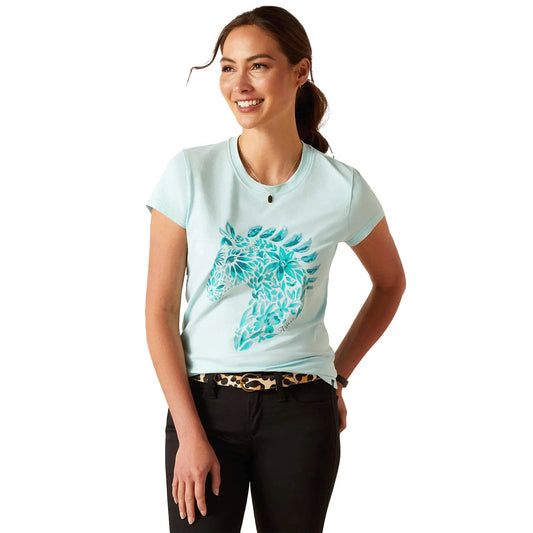 Camiseta Ariat Floral Mosaic Manga Corta Mujer - Rincón del Valle