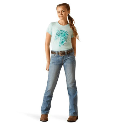 Camiseta Ariat Floral Mosaic Manga Corta Infantil-Rincón del Valle