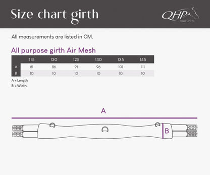 Cincha Air Mesh Multiusos QHP