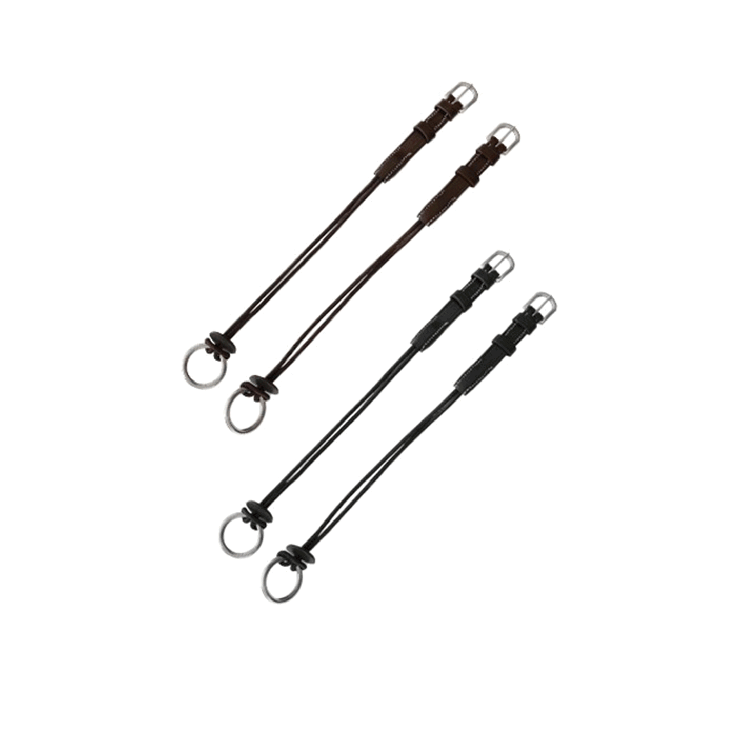 Embocaduras Carrillera Lexhis Green Filete Elevador Cuero/Fibra para equitación