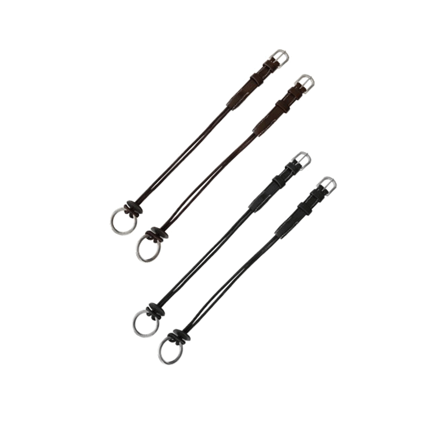 Embocaduras Carrillera Lexhis Green Filete Elevador Cuero/Fibra para equitación
