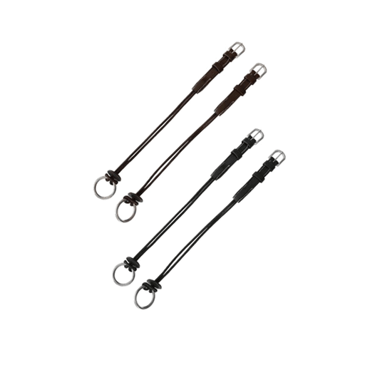 Embocaduras Carrillera Lexhis Green Filete Elevador Cuero/Fibra para equitación