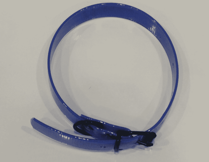 Collar perro azul