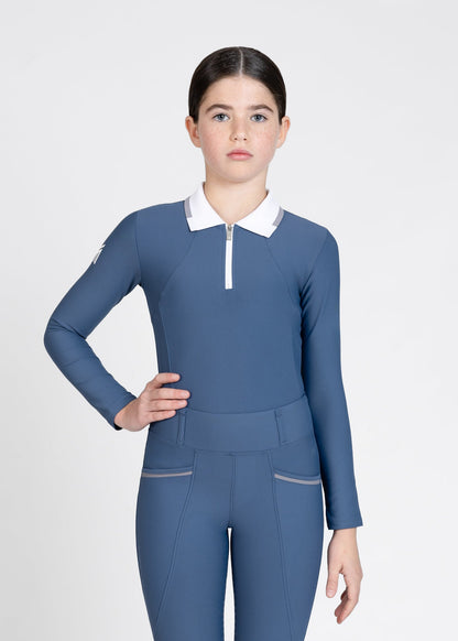 Camiseta técnica Maximilian Equestrian YR Concept Long Sleeve Polo Shirt detalle 5