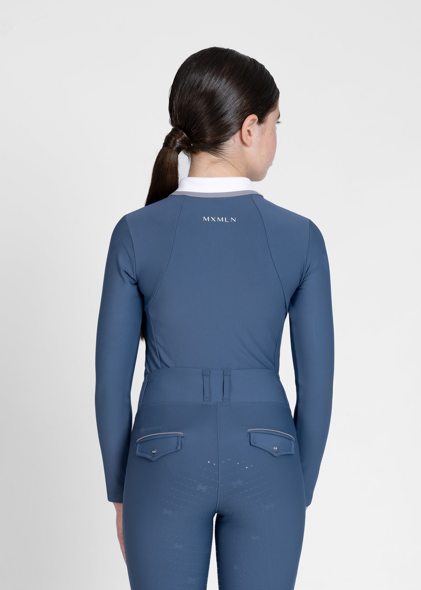 Camiseta técnica Maximilian Equestrian YR Concept Long Sleeve Polo Shirt detalle 3