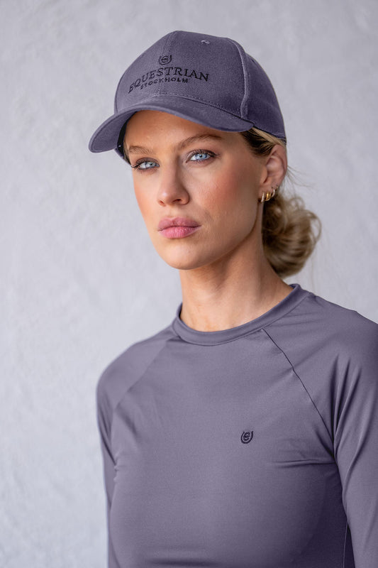 Accesorio ecuestre Gorra Equestrian Stockholm gorra Dark Violet para equitación - vista 2
