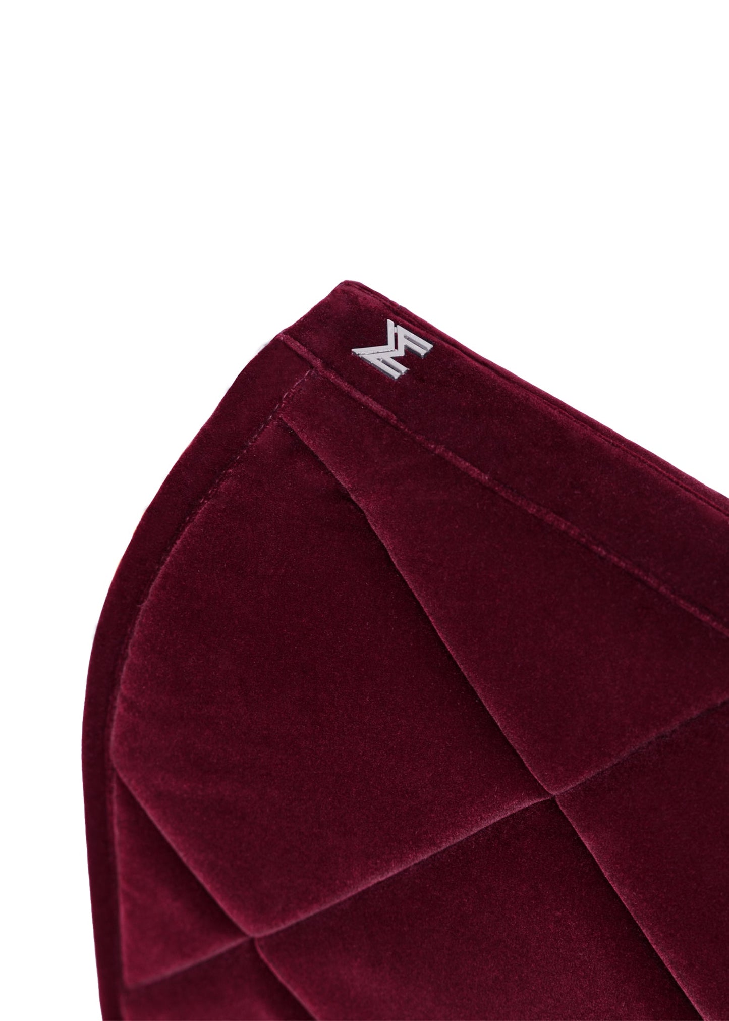 Producto ecuestre Maximilian Equestrian Velvet Jumping Saddle Pad (Ruby) detalle 8