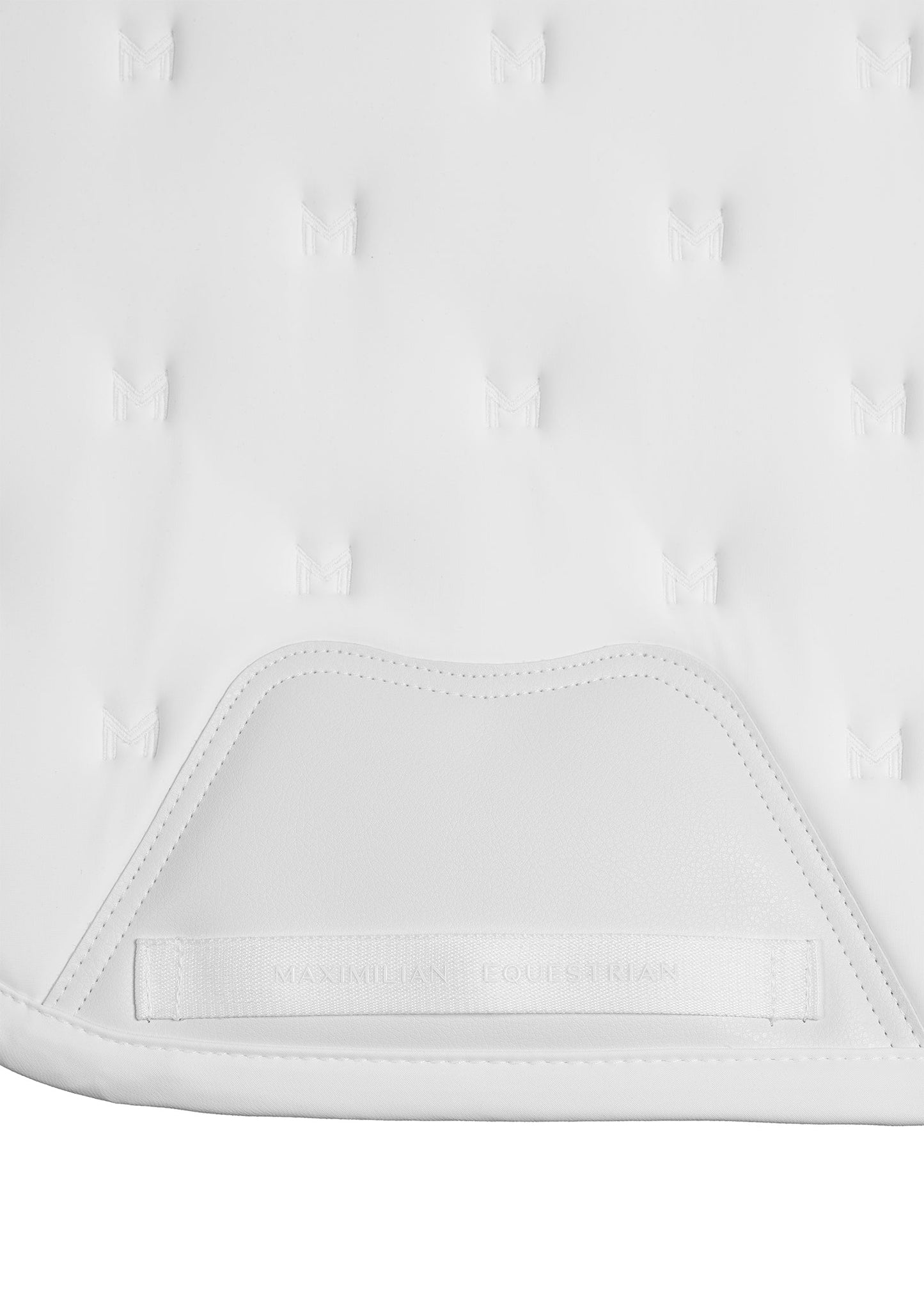 Producto ecuestre Maximilian Equestrian Stamp Dressage Saddle Pad (White) detalle 3