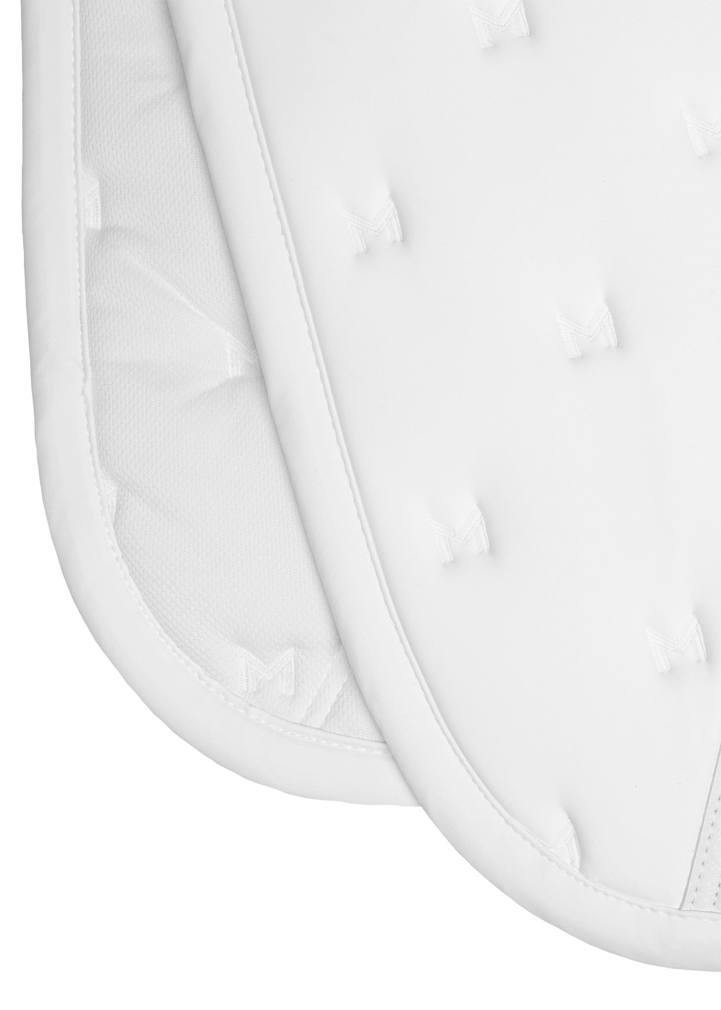Producto ecuestre Maximilian Equestrian Stamp Dressage Saddle Pad (White) detalle 4
