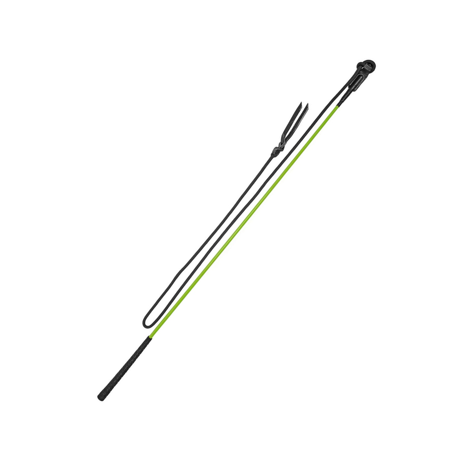 Fusta de manejo con carrot stick 150 cm Umbria Equitazione - Lime