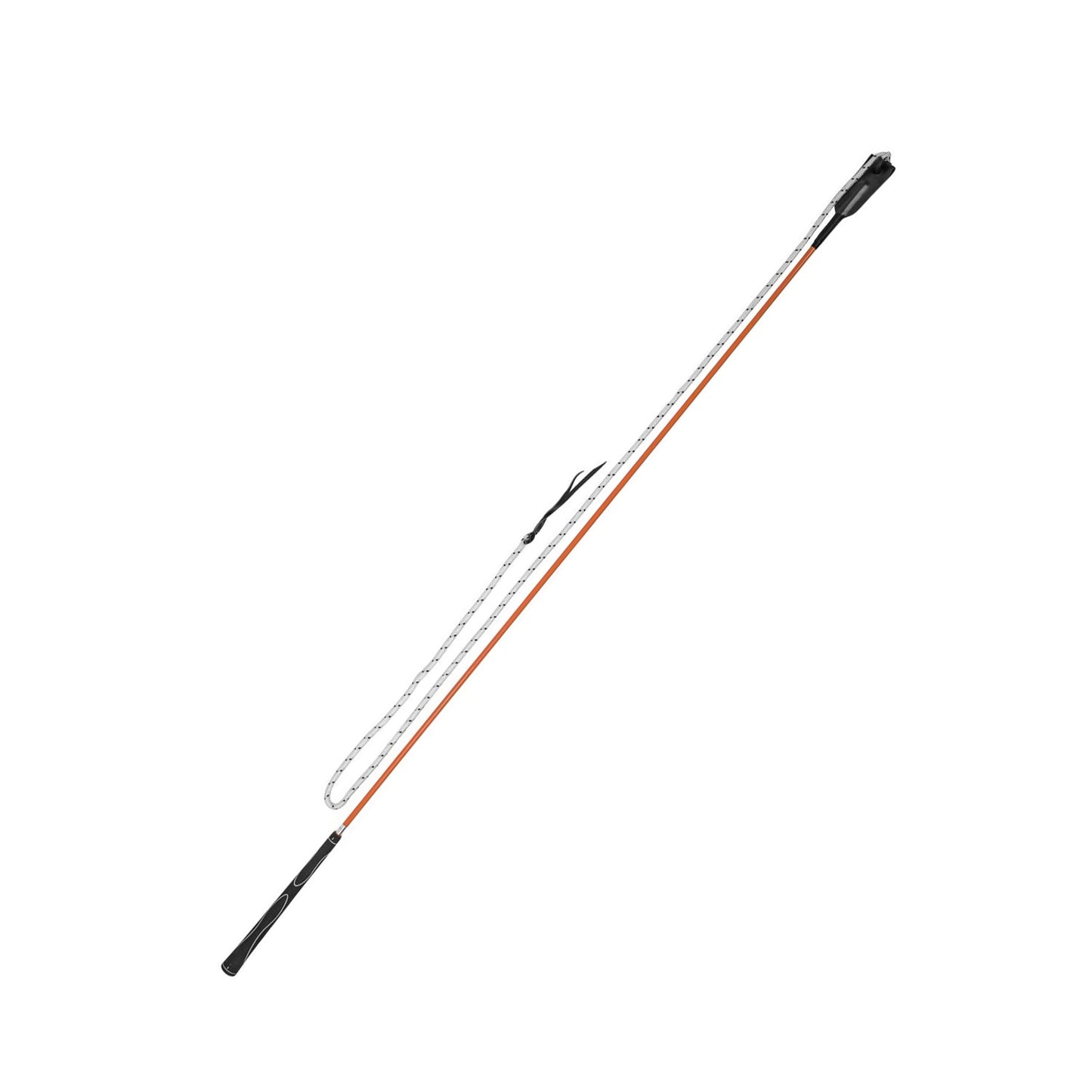 Fusta de manejo con carrot stick 150 cm Umbria Equitazione - Naranja
