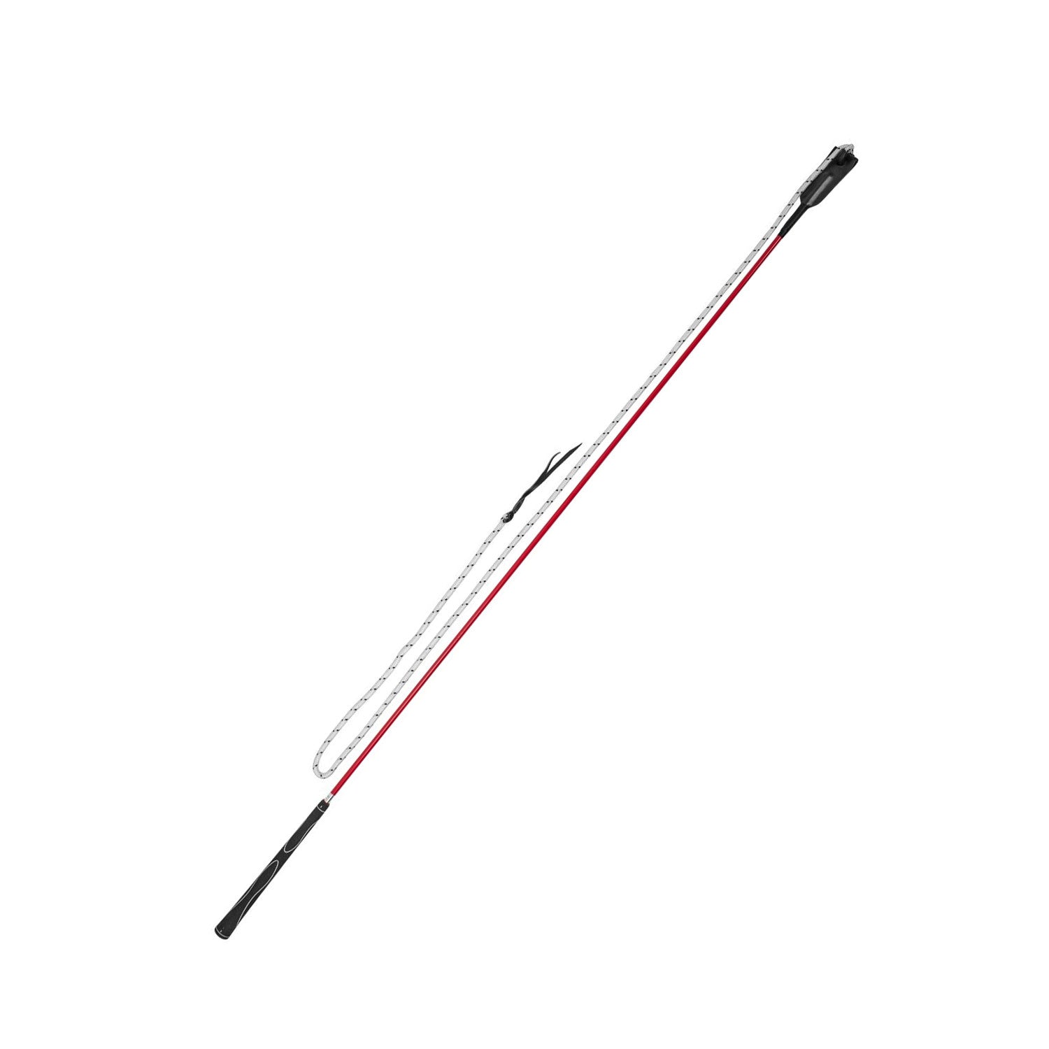 Fusta de manejo con carrot stick 150 cm Umbria Equitazione - Rojo