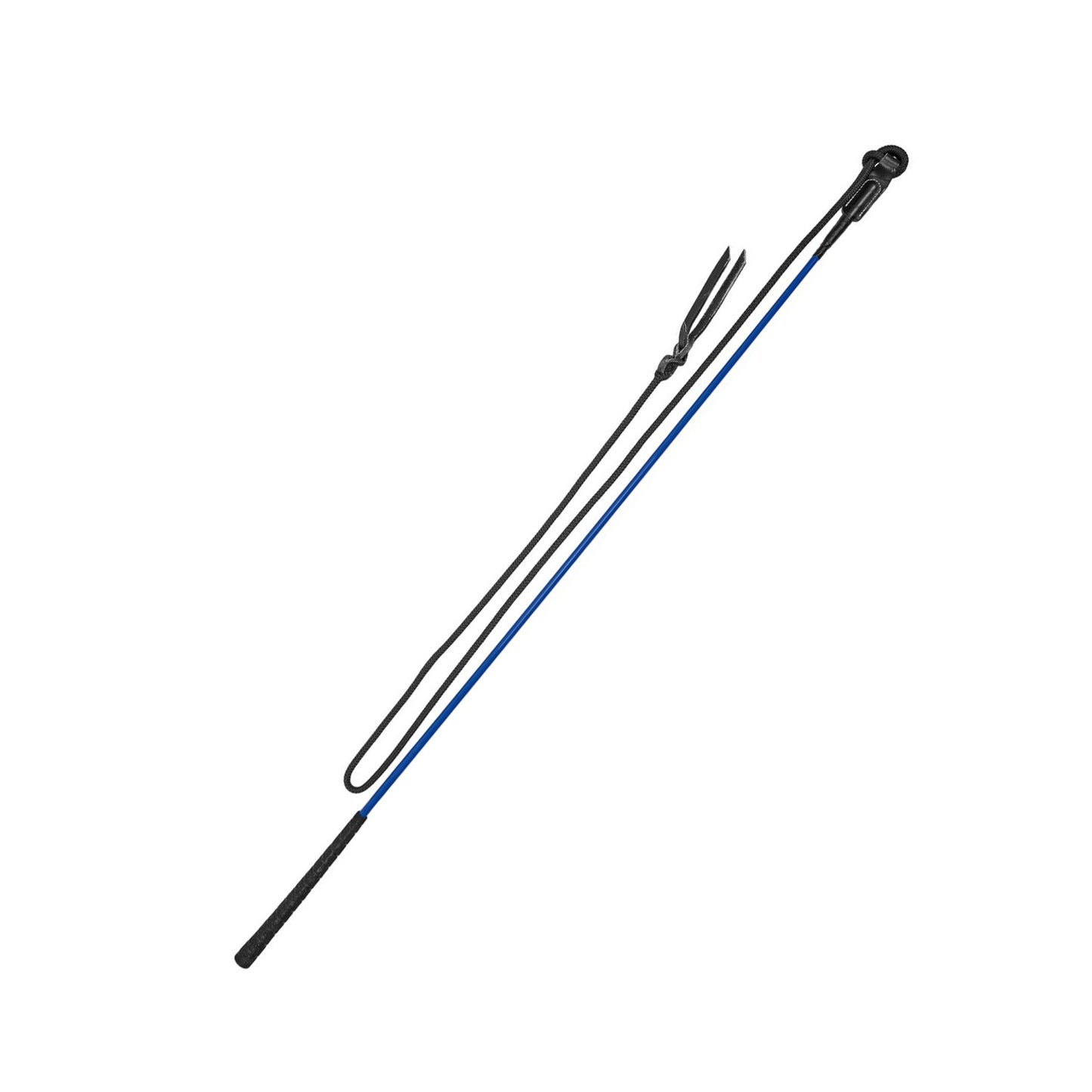Fusta de manejo con carrot stick 150 cm Umbria Equitazione - Azul royal