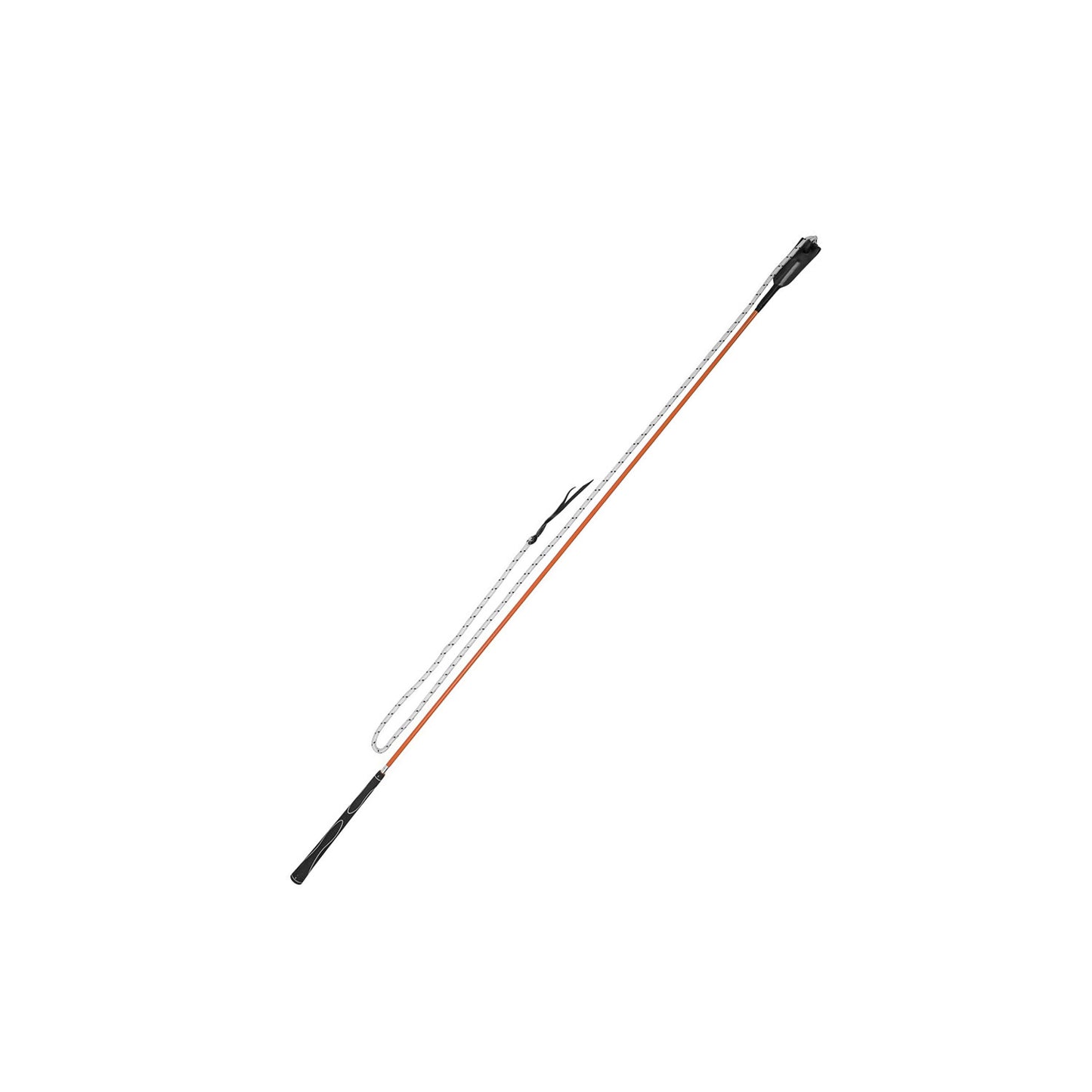 Fusta de manejo con carrot stick 120 cm Umbria Equitazione - Naranja