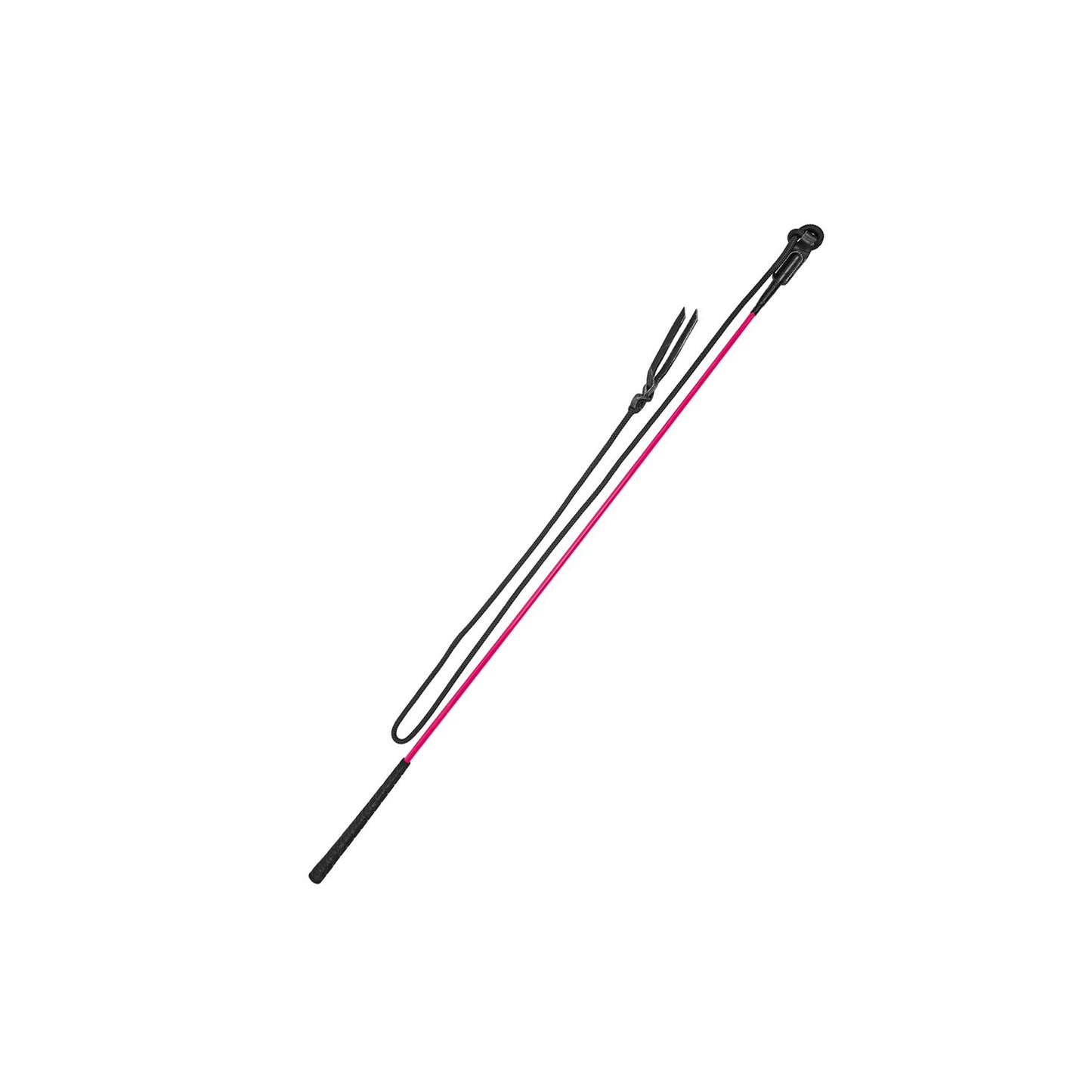 Fusta de manejo con carrot stick 120 cm Umbria Equitazione - Rosa