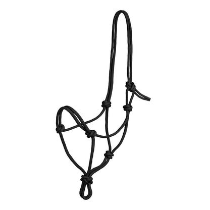 Cabezada cuerda anudada soft control A1706006-07 Pool's - Negro