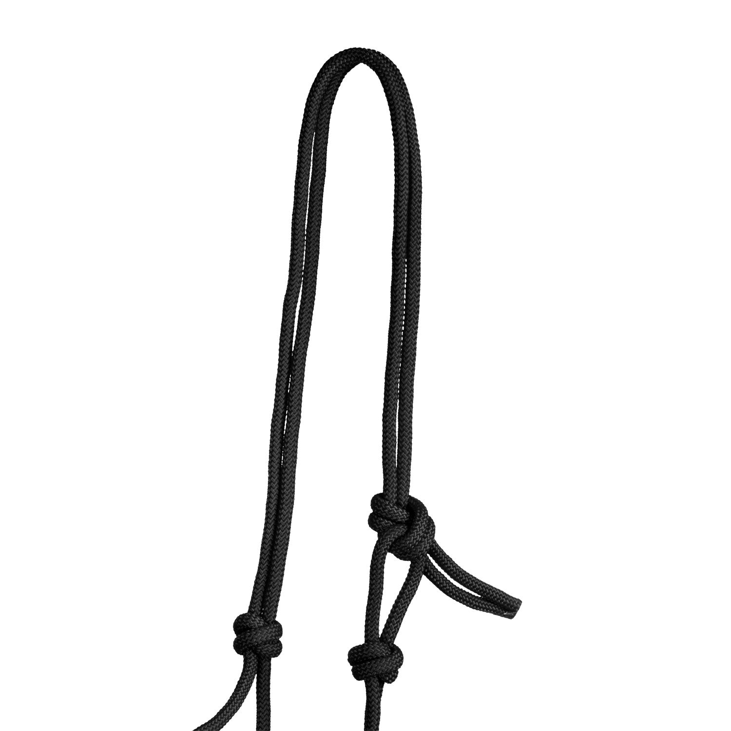 Cabezada cuerda anudada soft control A1706006-07 Pool's - Negro
