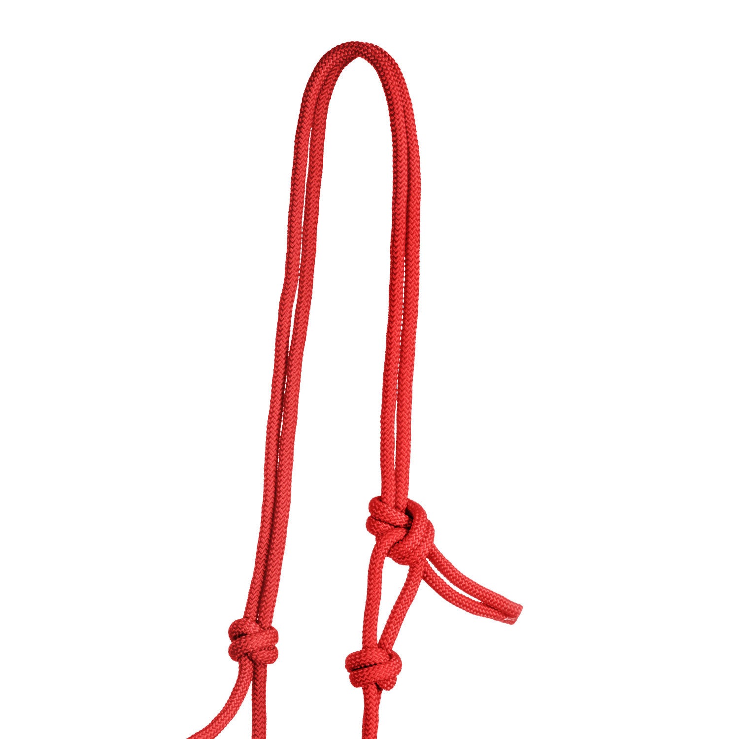 Cabezada cuerda anudada soft control A1706006-07 Pool's - Rojo
