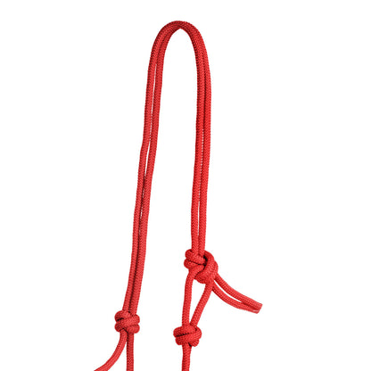 Cabezada cuerda anudada soft control A1706006-07 Pool's - Rojo