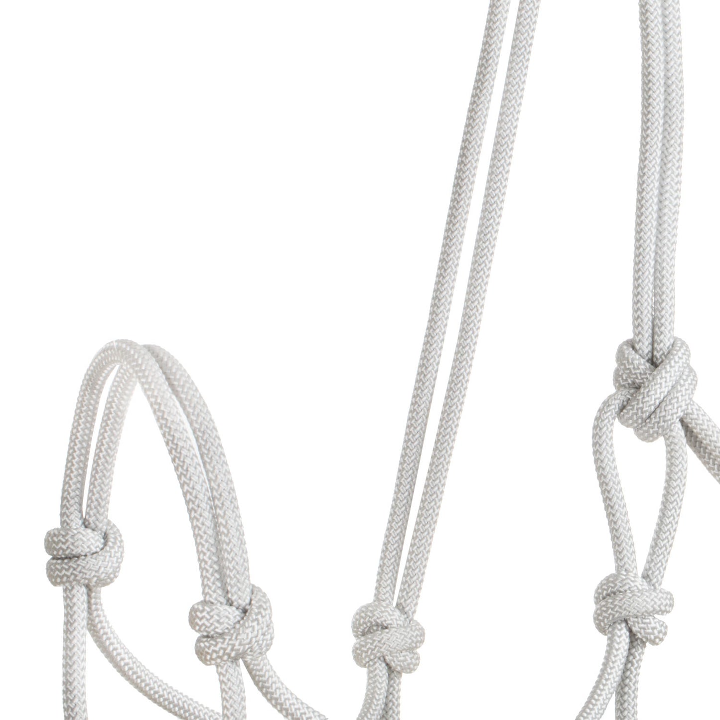 Cabezada cuerda anudada soft control A1706006-07 Pool's - Blanco