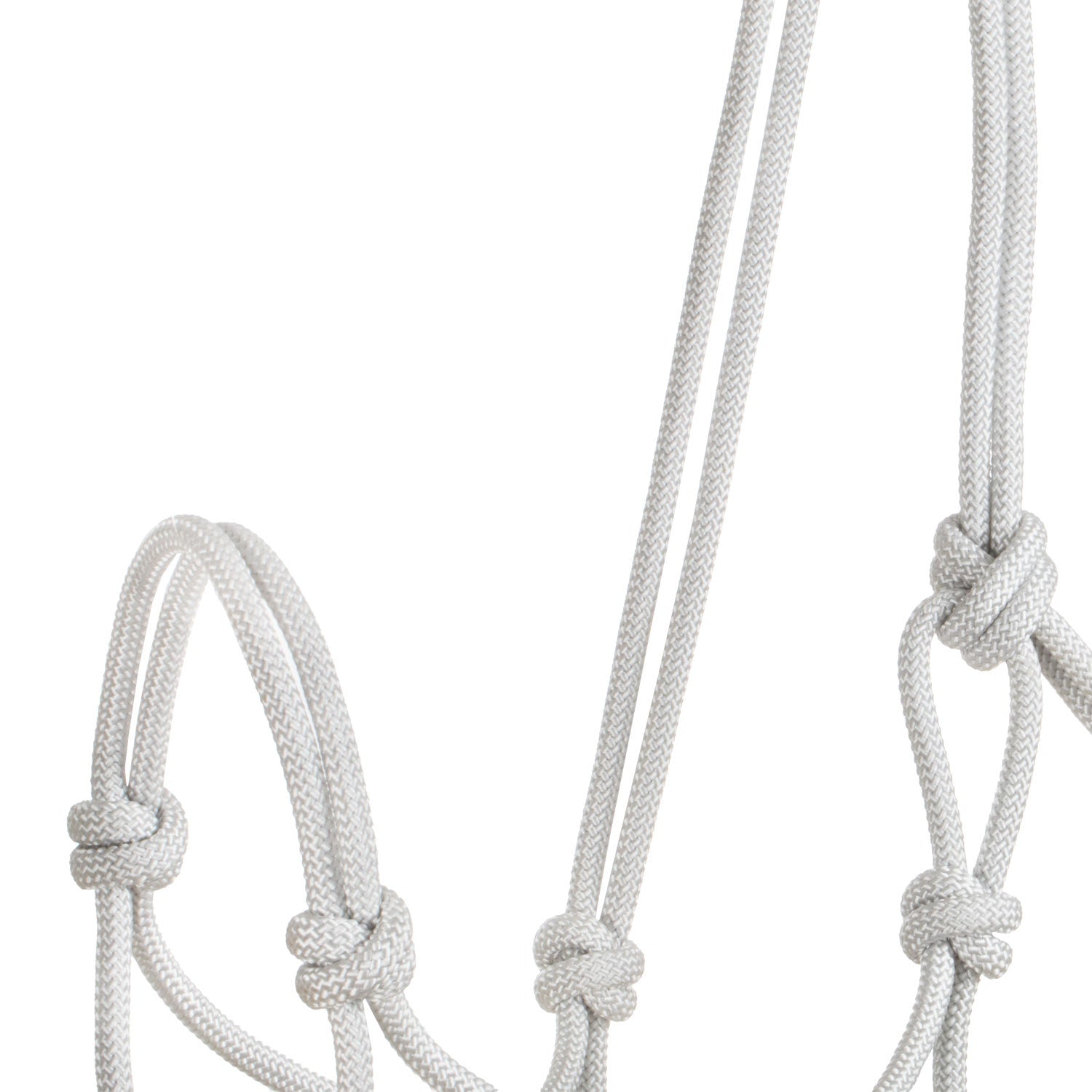 Cabezada cuerda anudada soft control A1706006-07 Pool's - Blanco