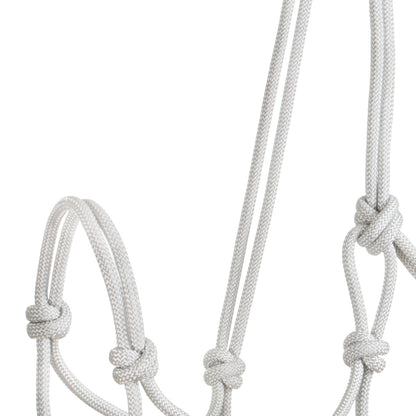 Cabezada cuerda anudada soft control A1706006-07 Pool's - Blanco