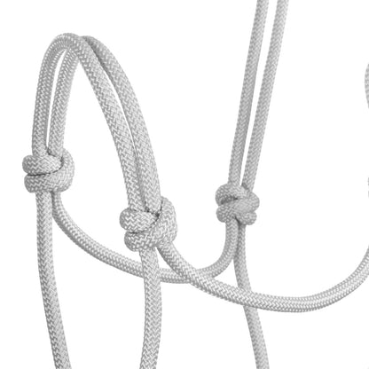 Cabezada cuerda anudada soft control A1706006-07 Pool's - Blanco