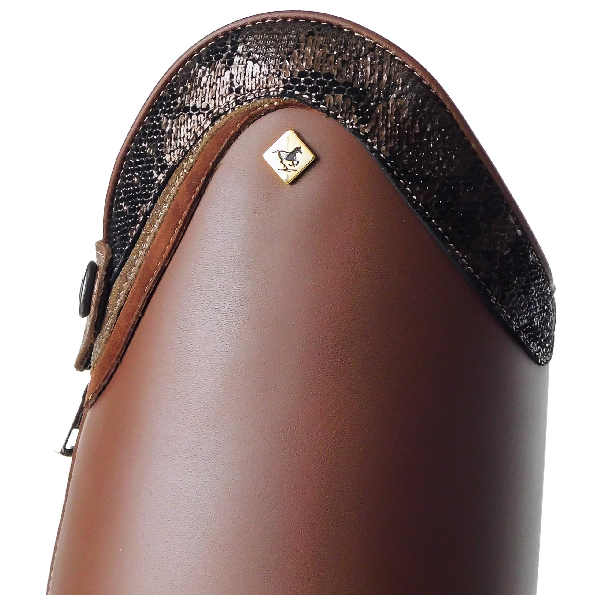 Camiseta técnica De Niro Riding Boots De Niro S2602 Brown Riding Boots with detalle 2