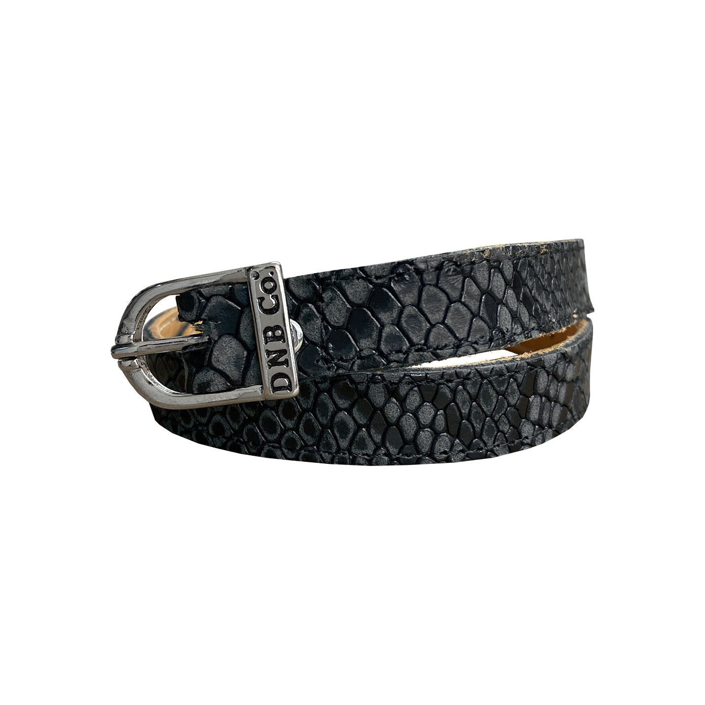 Spur Straps De Niro Riding Boots De Niro Spur Straps - Regal Black Snakeskin vista principal