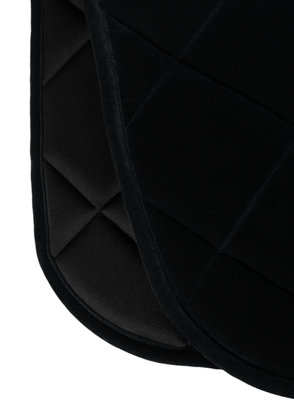 Producto ecuestre Maximilian Equestrian Velvet Jumping Saddle Pad (Black) detalle 6