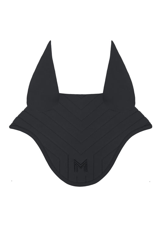 Maximilian Equestrian Delta orejeras (Black) para equitación