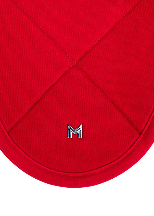 Maximilian Equestrian Velvet orejeras (Crimson) para equitación - vista 2
