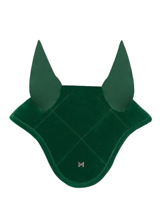 Maximilian Equestrian Velvet orejeras (Jade) para equitación