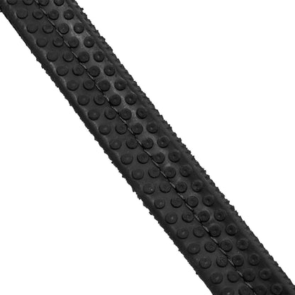 Riendas con martingala de cuero y goma Equestro - Negro