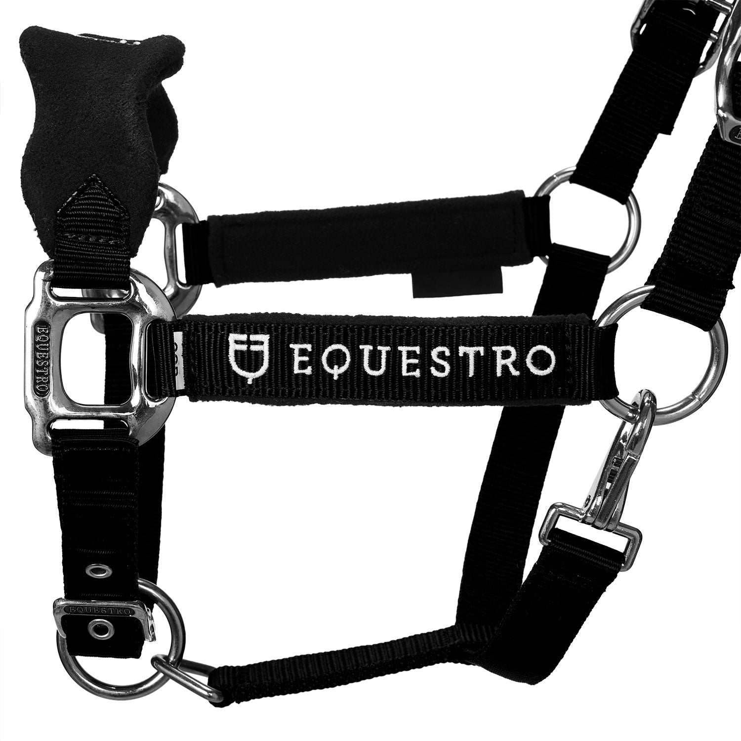 Cabezada doble regulación ramal coordinado Equestro - Negro