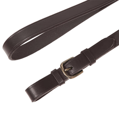 Cadena larga de latón resistente Equestro - Marrón oscuro