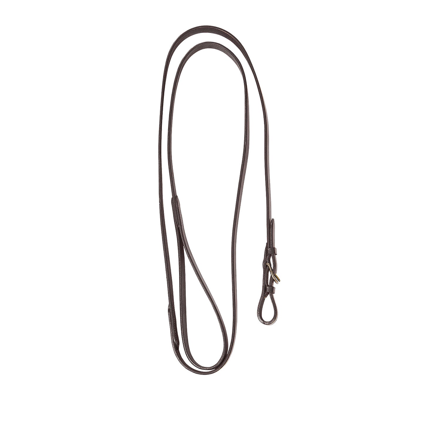 Cadena larga de latón resistente Equestro - Marrón oscuro