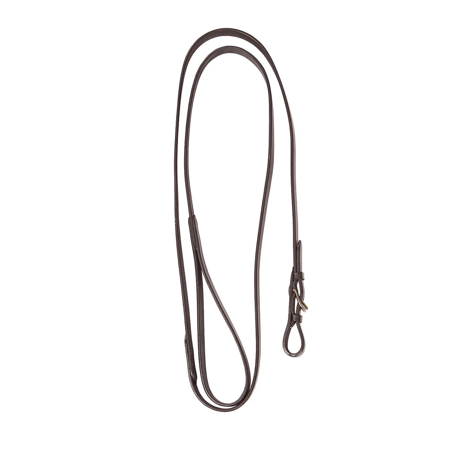 Cadena larga de latón resistente Equestro - Marrón oscuro